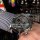 High Replica Breitling Chronometre Grey Dial Silver Gray Bezel  Black Leather Strap Watch 43mm (6)_th.jpg
